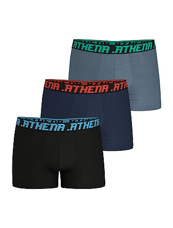 Lot de 3 boxers homme Trio Essentiel Athena