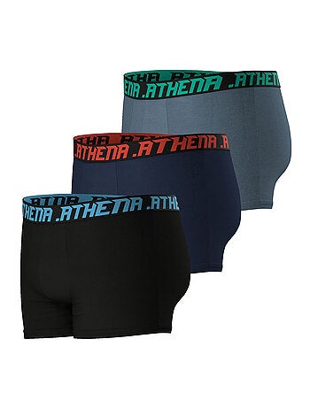 Lot de 3 boxers homme Trio Essentiel Athena