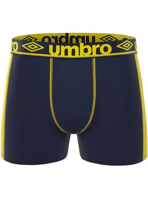 Lot de 3 boxers homme uni et surpiqûres colorées pro mesh cooling umbro - Kiabi