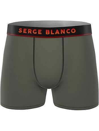 Lot de 3 boxers homme uni modèle davis serge blanco