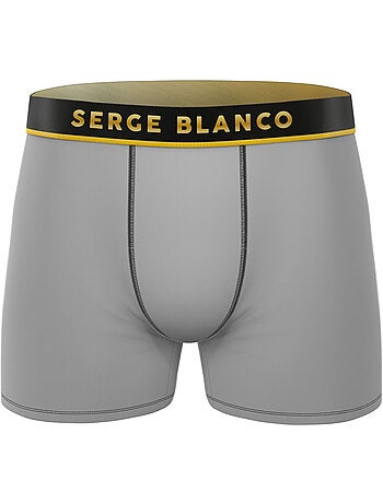 Lot de 3 boxers homme uni modèle davis serge blanco
