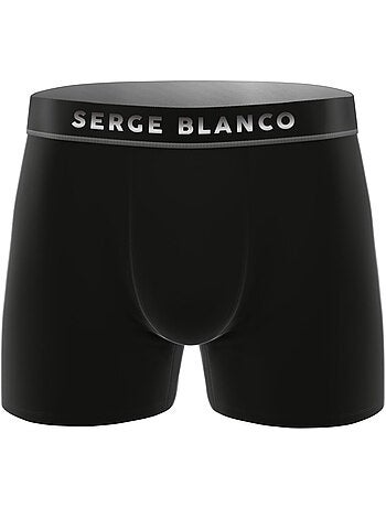 Lot de 3 boxers homme uni modèle davis serge blanco