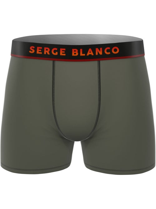Lot de 3 boxers homme uni modèle davis serge blanco - Kiabi
