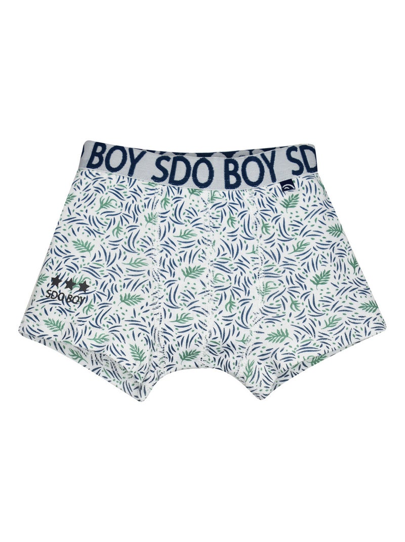 LOT DE 3 BOXERS JAOUEN ENFANT Vert - Kiabi