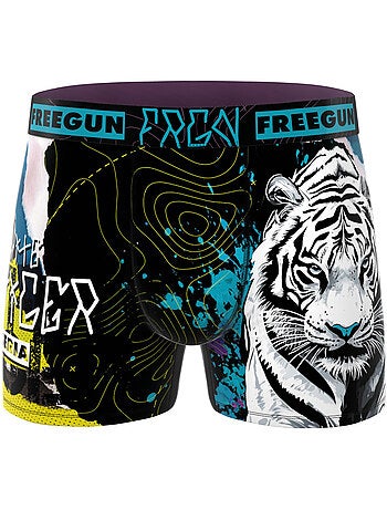 Lot de 3 boxers junior collection pop art animals freegun
