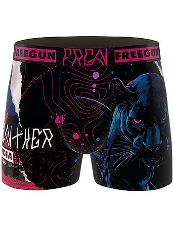 Lot de 3 boxers junior collection pop art animals freegun