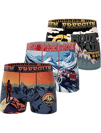 Lot de 3 boxers junior collection vintage winter freegun