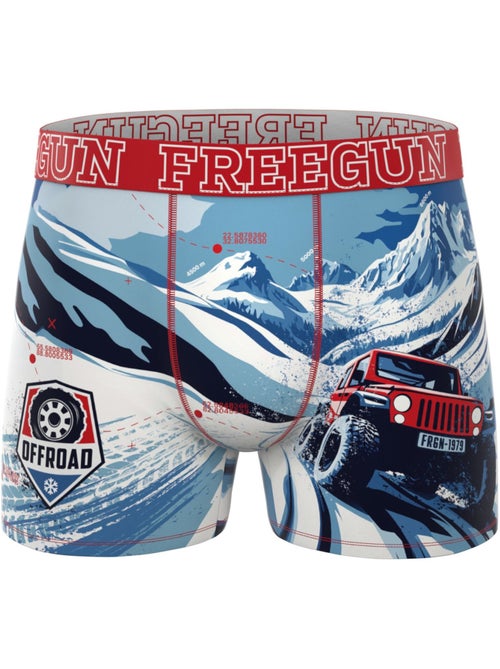 Lot de 3 boxers junior collection vintage winter freegun - Kiabi