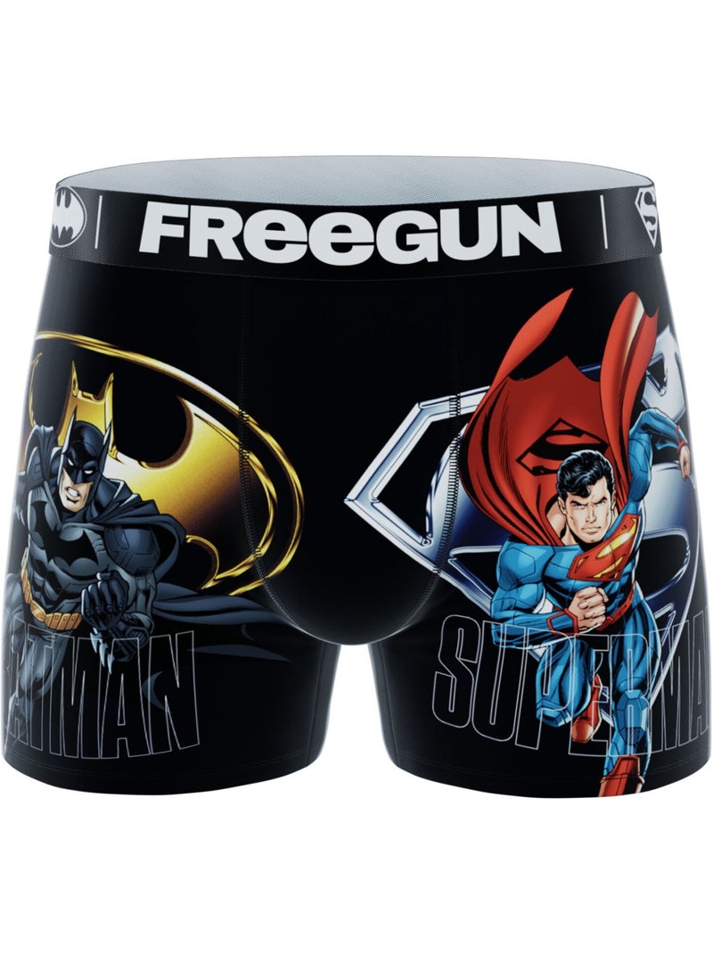 Lot de 3 boxers junior dc comics freegun Bleu - Kiabi