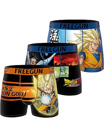 Lot de 3 boxers junior dragon ball daima freegun