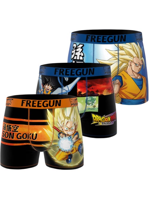 Lot de 3 boxers junior dragon ball daima freegun - Kiabi