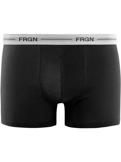 Lot de 3 boxers junior en coton colorés ceinture blanches FRGN Freegun - Kiabi