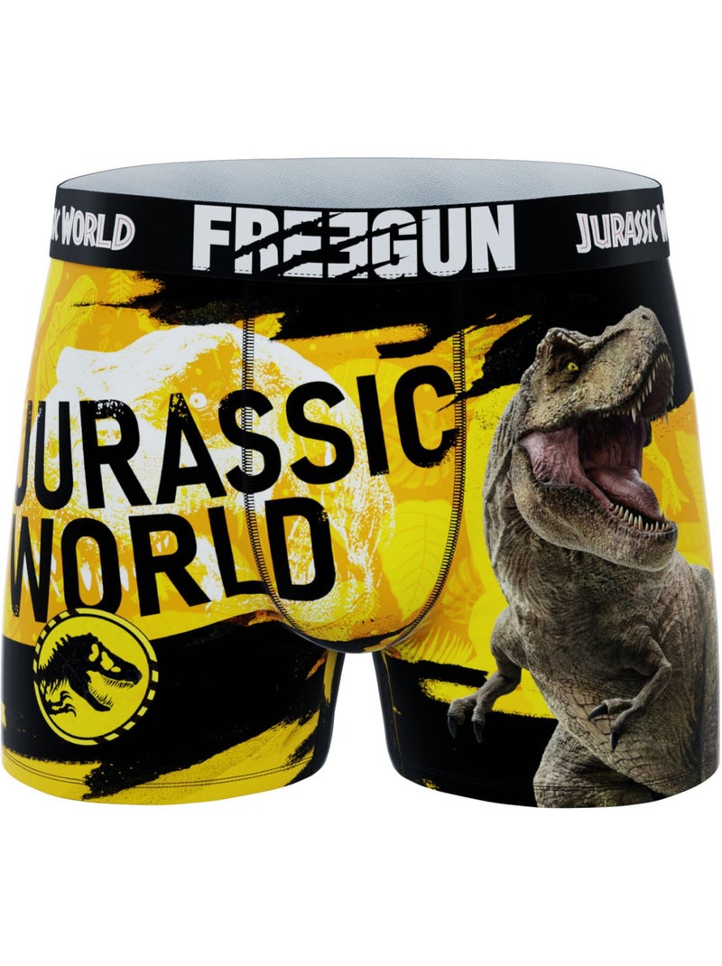 Lot de 3 boxers junior jurassic freegun Orange - Kiabi