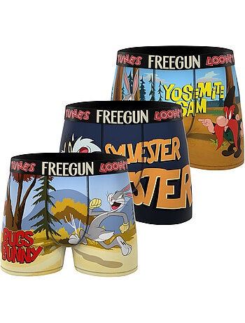 Lot de 3 boxers junior looney tunes freegun