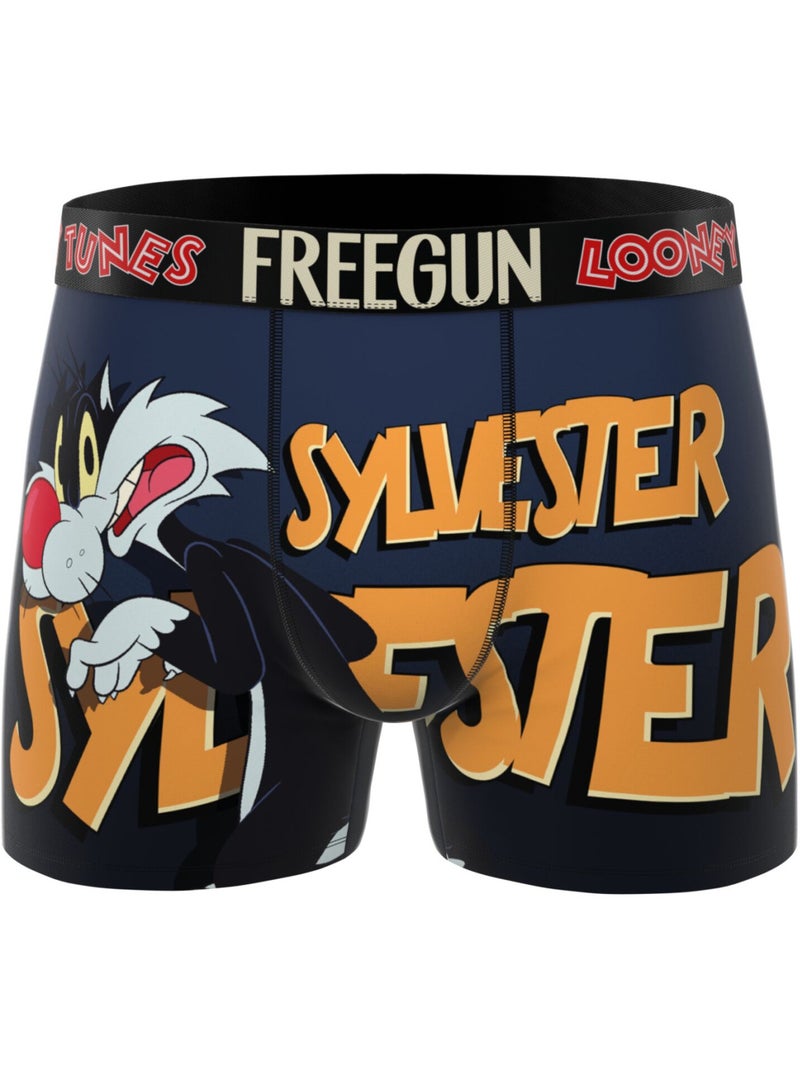 Lot de 3 boxers junior looney tunes freegun Orange - Kiabi