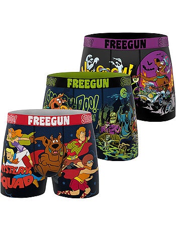 Lot de 3 boxers junior scooby-doo freegun