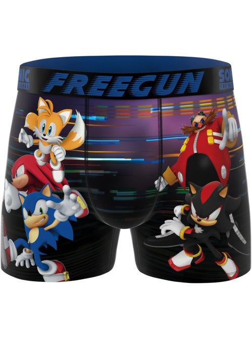 Lot de 3 boxers junior sonic freegun - Kiabi Lot de 3 boxers junior sonic freegun - Kiabi