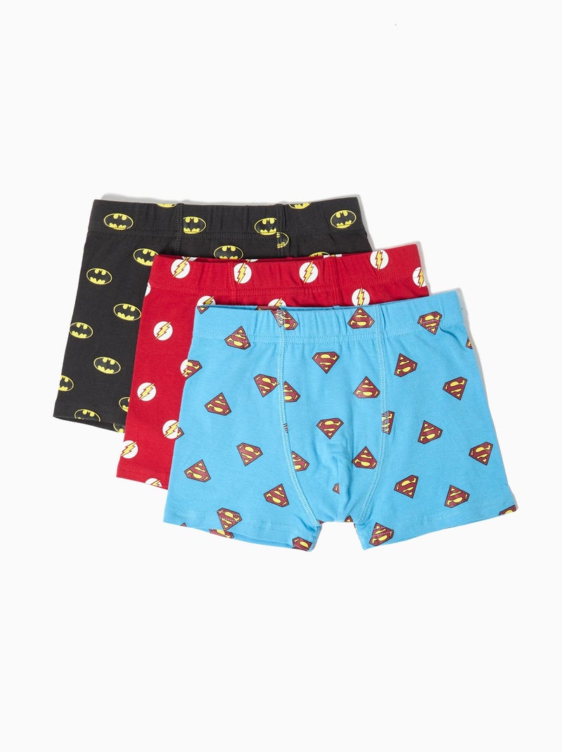 Lot de 3 boxers, Justice League MO Fashion Gris - Kiabi