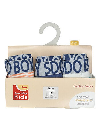 LOT DE 3 BOXERS LEONCIO ENFANT