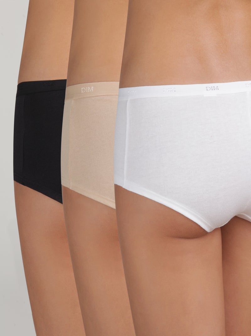 Lot de 3 Boxers Les Pockets Coton Blanc - Kiabi