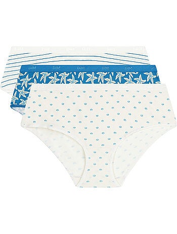 Lot de 3 Shorties Les Pockets Coton