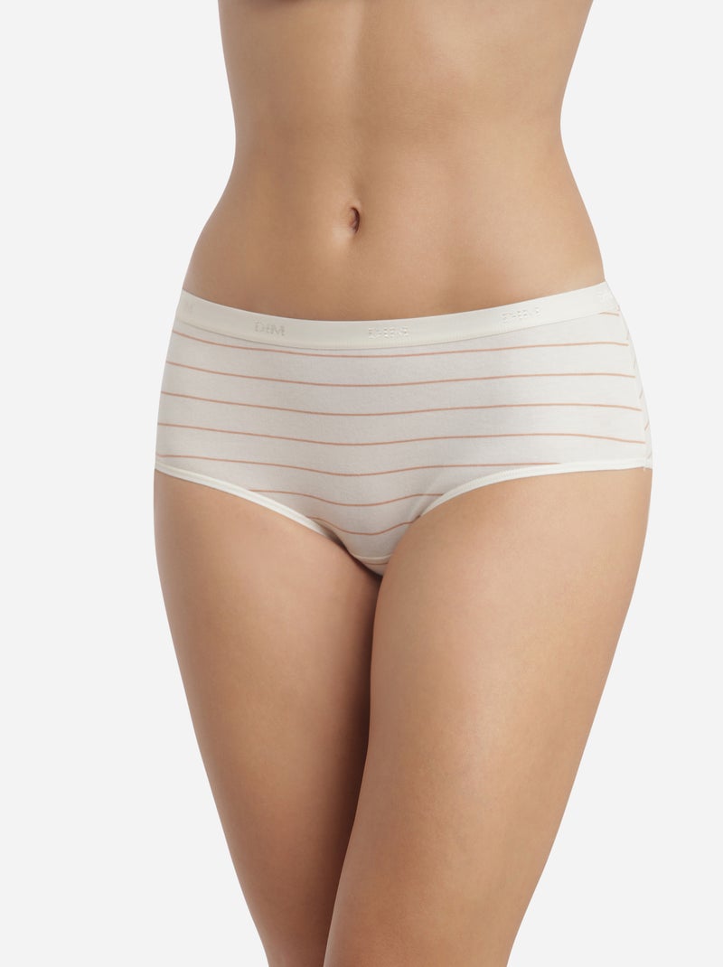 Lot de 3 Boxers Les Pockets Coton Camel - Kiabi