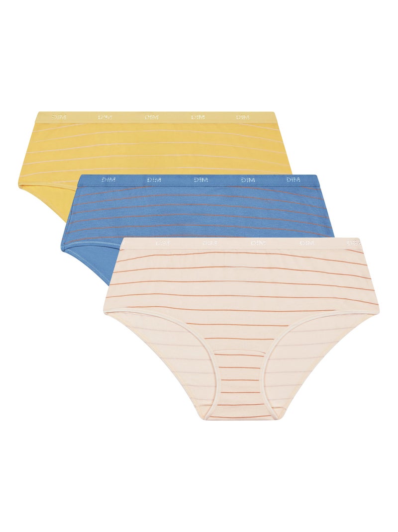 Lot de 3 Boxers Les Pockets Coton Camel - Kiabi