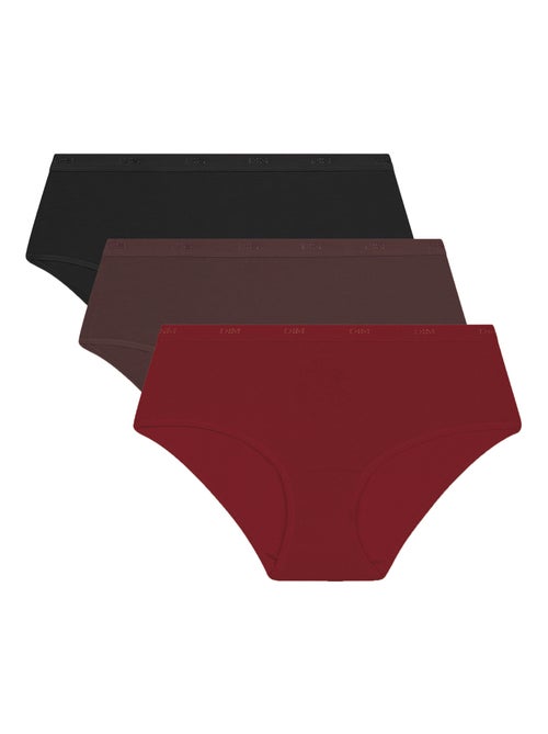 Lot de 3 Boxers Les Pockets Coton - Kiabi