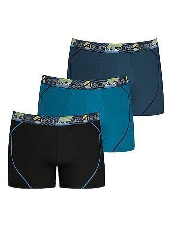 Lot de 3 boxers long homme Training