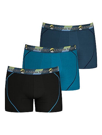 Lot de 3 boxers longs homme Training Dry Athena