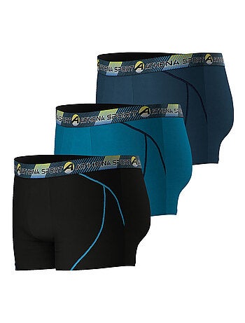 Lot de 3 boxers longs homme Training Dry Athena