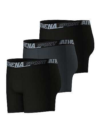 Lot de 3 boxers longs homme Sport Air Fit Athena