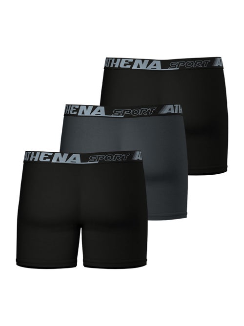 Lot de 3 boxers longs homme Sport Air Fit Athena - Kiabi