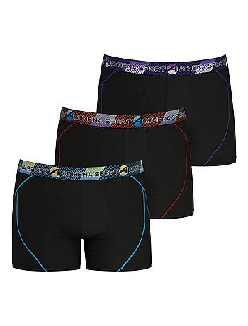 Lot de 3 boxers longs homme Training Dry Athena