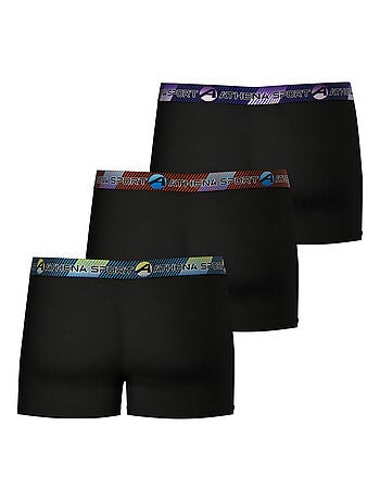 Lot de 3 boxers longs homme Training Dry Athena