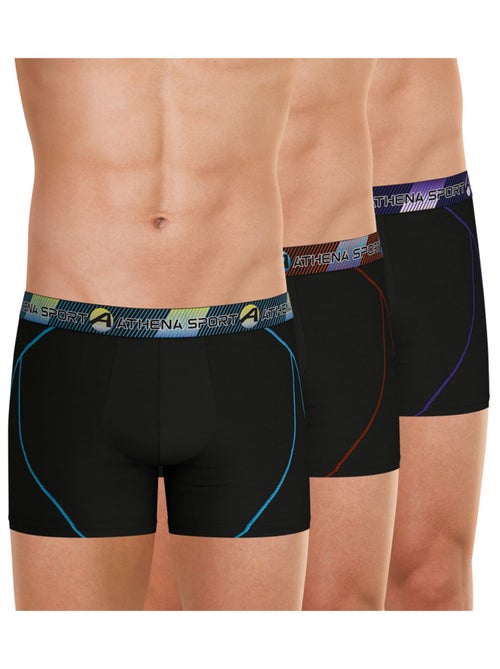 Lot de 3 boxers longs homme Training Dry Athena - Kiabi