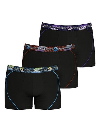 Lot de 3 boxers long homme Training