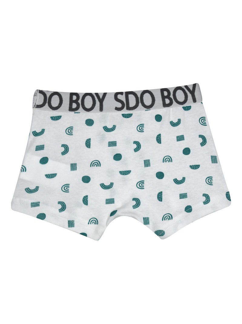 LOT DE 3 BOXERS MEWEN ENFANT Blanc - Kiabi