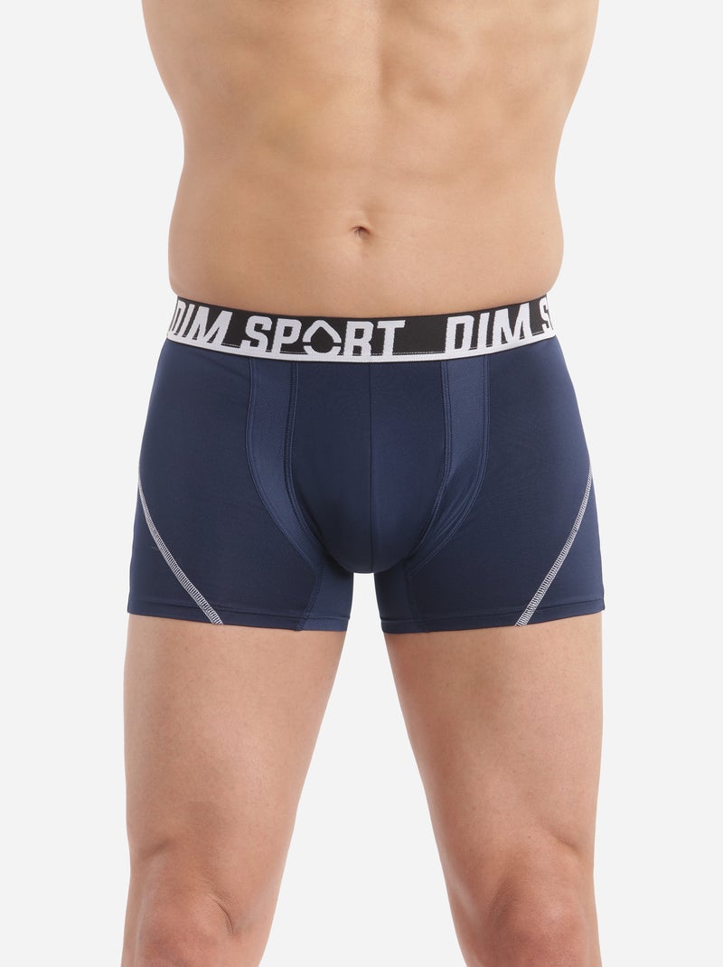 Lot de 3 Boxers Microfibre Sport Multicolore - Kiabi