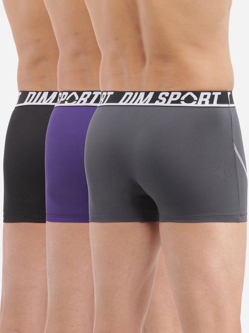 Lot de 3 Boxers Microfibre Sport - Kiabi