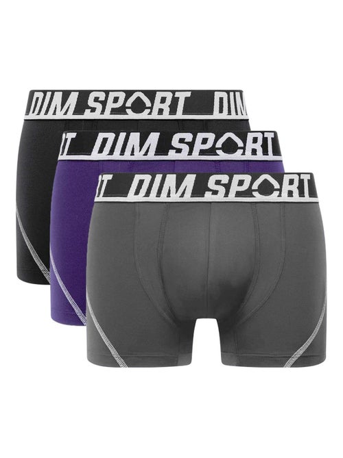 Lot de 3 Boxers Microfibre Sport - Kiabi