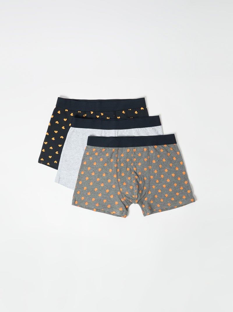 Lot de 3 boxers MO Fashion Bleu - Kiabi