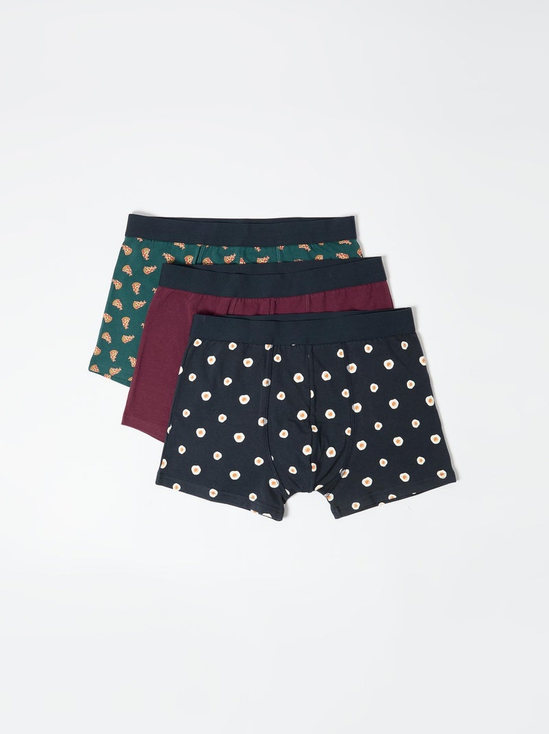 Lot de 3 boxers MO Fashion Gris - Kiabi