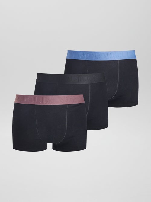 Lot de 3 boxers 'No Publik' - Kiabi