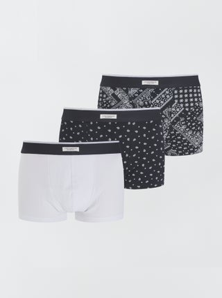 Lot de 3 boxers