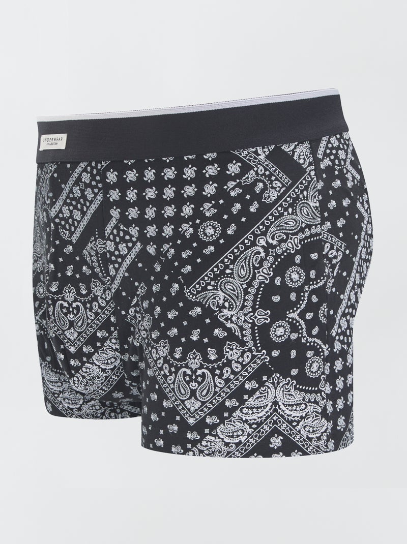 Lot de 3 boxers Noir - Kiabi