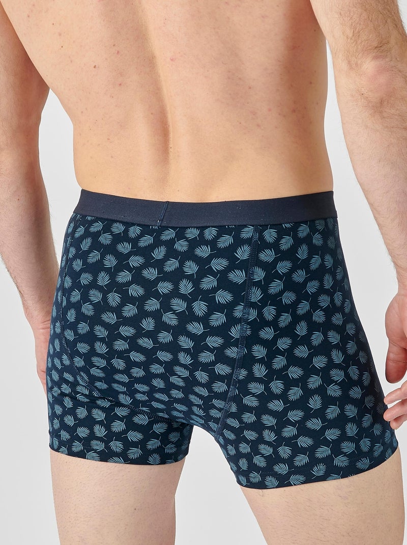 Lot de 3 boxers ouverts - Damart Bleu - Kiabi