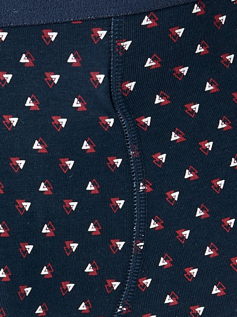 Lot de 3 boxers ouverts - Damart Rouge - Kiabi