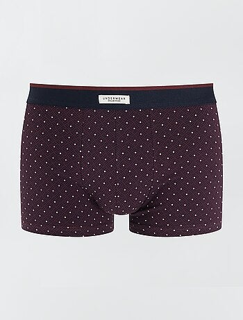 Lot de 3 boxers pour homme en maille fantaisie