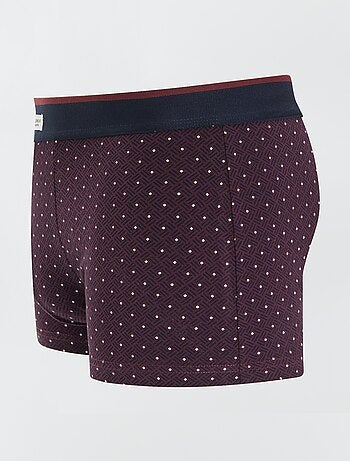 Lot de 3 boxers pour homme en maille fantaisie